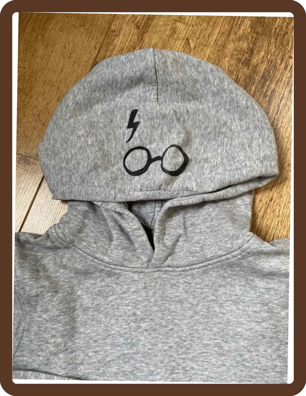Moletom com capuz Harry Potter cinza 9/11 anos - Stanley Stella - Como novo – photo 4
